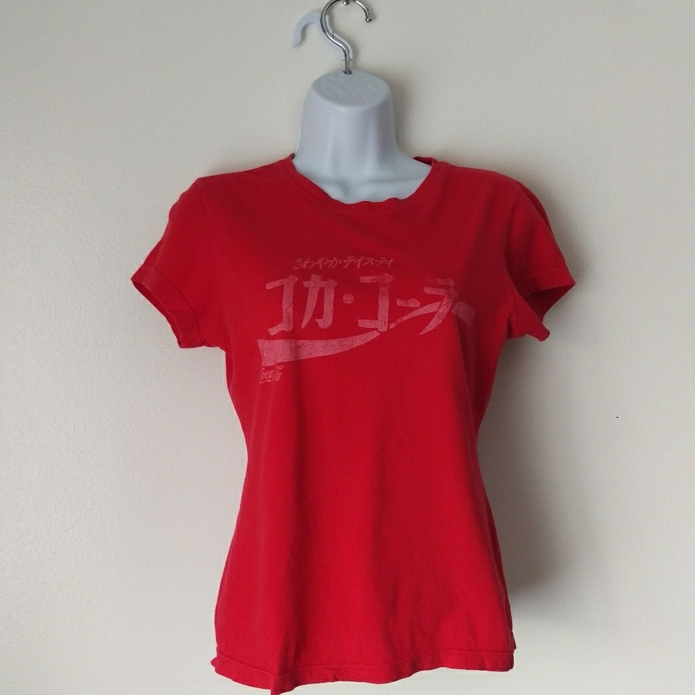 Vintage CocaCola red tshirts.Size M.